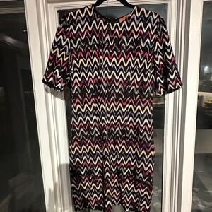 Missoni Multicolor Zigzag Mini Dress